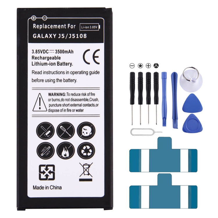 For Galaxy J5 (2016) / J510 3500mAh Rechargeable Li-ion Battery, Neutral 3500mAh For Galaxy J5 (2016) / J510 3500mAh Rechargeable Li-ion Battery, Neutral 3500mAh